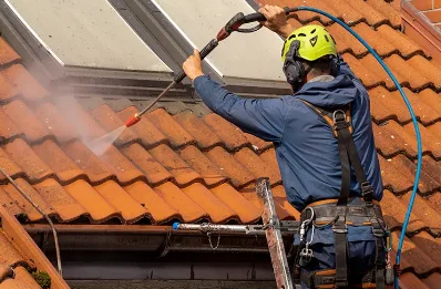 Démoussage et hydrofuge de toiture à Sanilhac